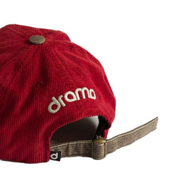 Boné Drama Dad Hat - Vermelho & Cinza - Image 3