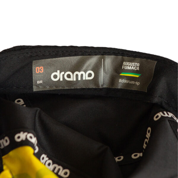 Boné Drama Five Panel - Preto Amarelo - Image 3