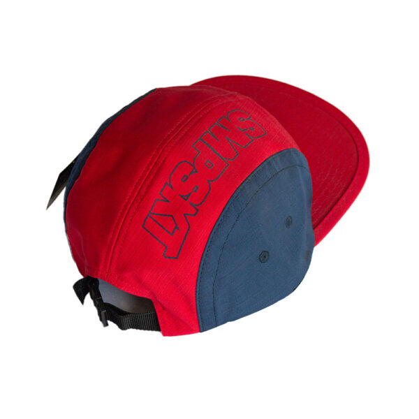 Boné Simpleskt Five Panel - Vermelho & Azul - Image 3