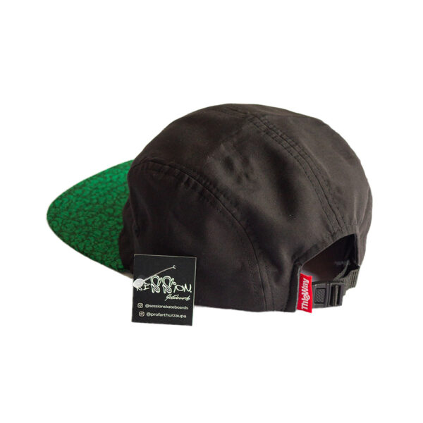 Boné This Way Five Panel - Preto & Verde - Image 2