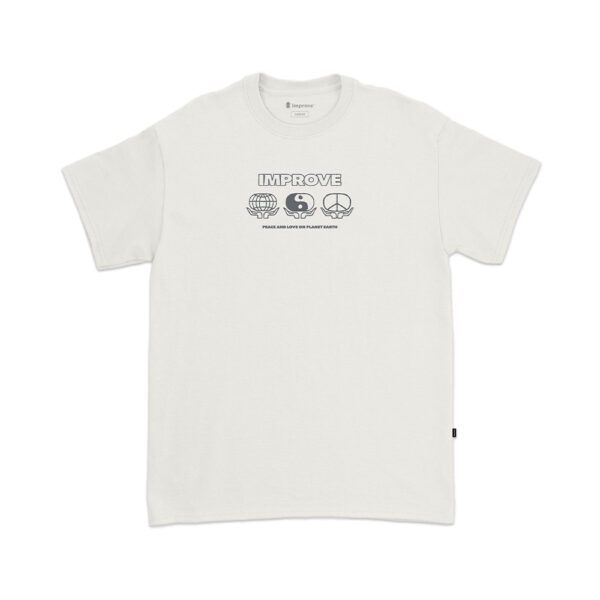 Camiseta Improve Global Peace - Off White