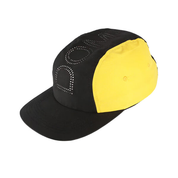 BONÉ DOME 3 PANEL YELLOW BLACK