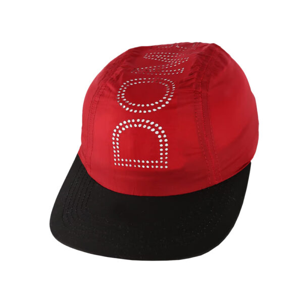 BONÉ DOME 3 PANEL - RED BLACK