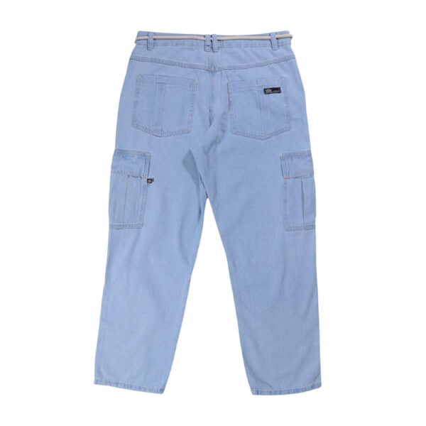 Calça Foton Jeans Cargo - Azul Claro - Image 2