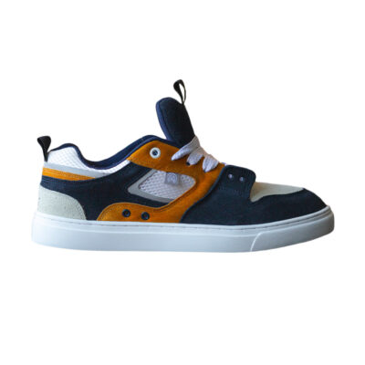 Tênis Folly Crew Vintage Navy – White / Camel