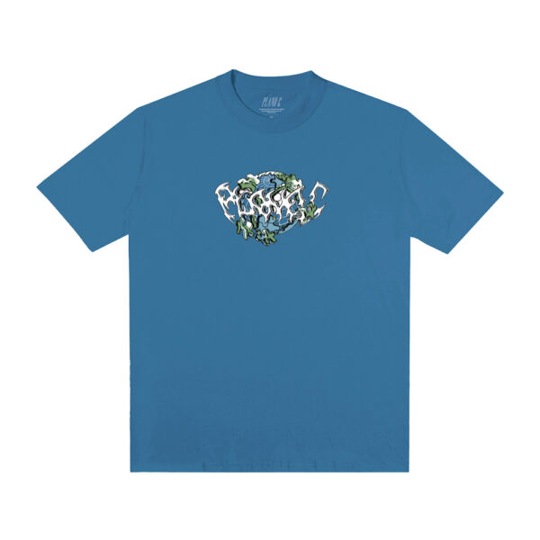 Camiseta Plano C Earth Puzzle - Azul Stn