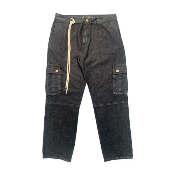 Calça Foton Jeans Cargo - Preto