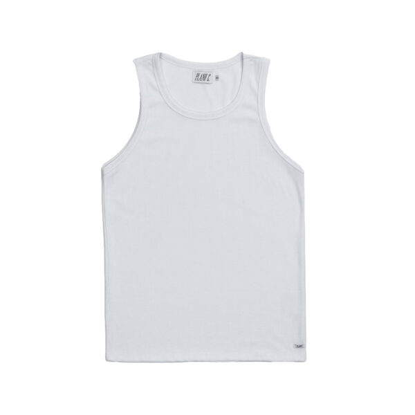 Regata Plano C Ribbed Basic - Branco