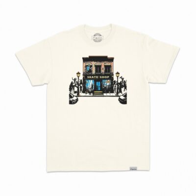 Camiseta Sigilo Abençoe a SkateShop Off-White