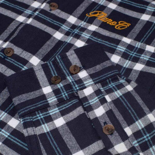 “FLANEL SHIRT SIGNATURE” - XADREZ MARINHO - Imagem 4