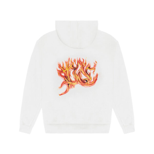 MOLETOM “HOODIE FLAMES” - MARFIM - Imagem 2