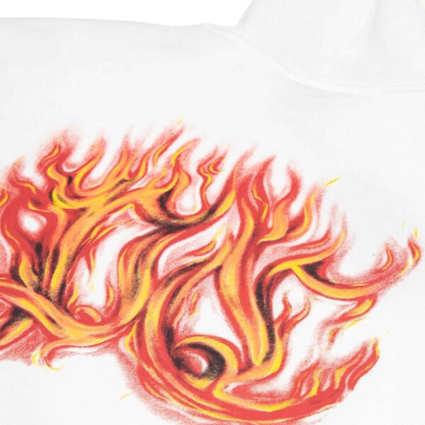 MOLETOM “HOODIE FLAMES” - MARFIM - Imagem 4