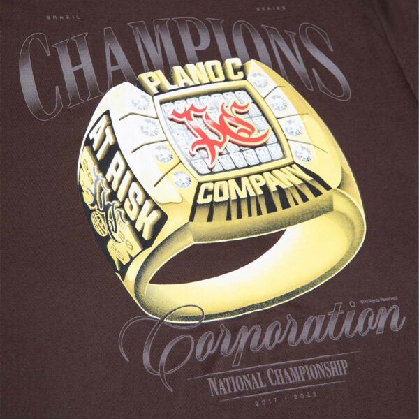 T-SHIRT-CHAMPIONS-RING-MARROM - Imagem 4