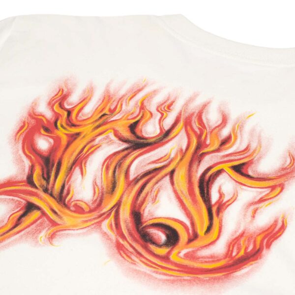 T-SHIRT-FLAMES-MARFIM - Imagem 4