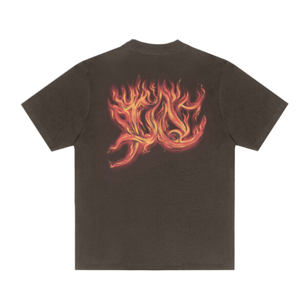 T-SHIRT-FLAMES-MARROM - Imagem 2